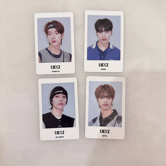 NEXZ - PHOTOCARDS / 『Ride the Vibe (Japanese Ver.) / Keep on Moving』